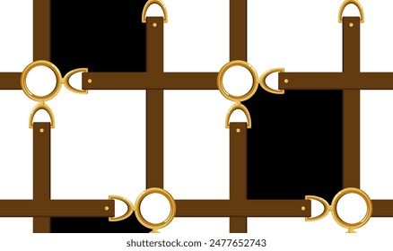 Cinturón sin costura y patrón de cadena. Diseño para tela, Fondo de pantalla, envoltura, fondo.	