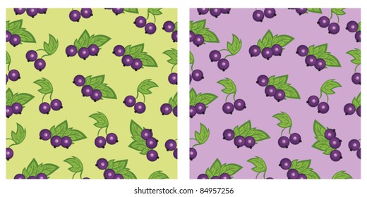 seamless berry pattern