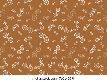 Seamless bicycle pattern 