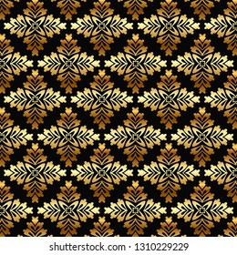 seamless big leaf gold
