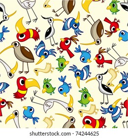 seamless bird pattern