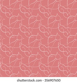 seamless bird pattern. Bird background vector.
