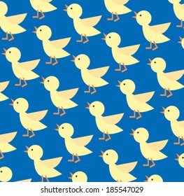 seamless bird/chick/avian vector/illustration