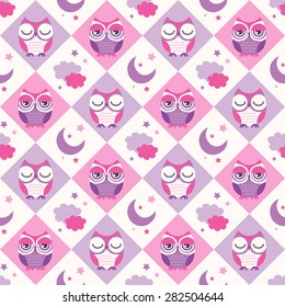 seamless birds bedroom wallpaper background pattern