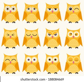seamless birds pattern