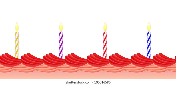 seamless birthday cake