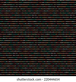 Seamless black abstract geometric pattern