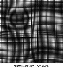 Seamless black amd white abstract cotton texture for backgrounds, texture, wallpaper, mask or bump 3d texturing. Background with threads, natural linen. Vector pattern.
