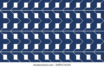 seamless black box, blue vertical zigzag line and two tone blue row horizontal background, vertical Zig zag chevron blue on white tile repeat seamless pattern replete image design for fabric printing
