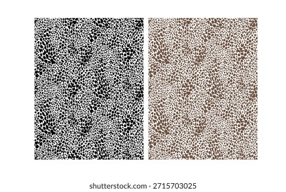 Estampado de leopardo negro y marrón sin costuras. diseño textil. Diseño de patrón animal. Moderno patrón de leopardo sin costuras. Fauna silvestre, textura para textiles, estampado de tela.