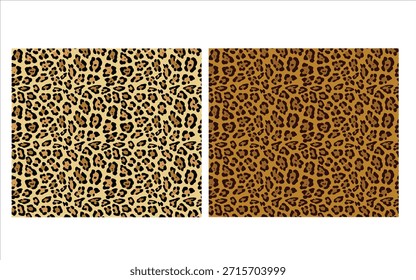 Estampado de leopardo negro y marrón sin costuras. Diseño de textura de leopardo. Diseño de patrón animal. Moderno patrón de leopardo sin costuras. Fauna silvestre, textura para textiles, estampado de tela.