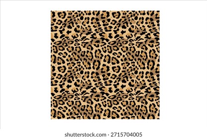 Estampado de leopardo negro y marrón sin costuras. Diseño de textura de leopardo. Diseño de patrón animal. Moderno patrón de leopardo sin costuras. Fauna silvestre, textura para textiles, estampado de tela.