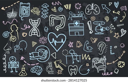 A seamless black chalkboard