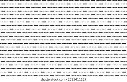 Seamless Black Geometric Line Pattern. Minimalist Abstract Striped Digital Background, Modern Linear Design