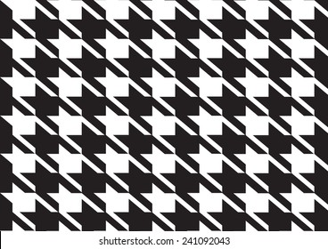 Seamless black geometric pattern for background or wallpaper. vector illustration