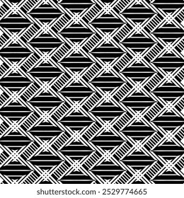 Seamless Black Geometric Patterned Background Design Resource