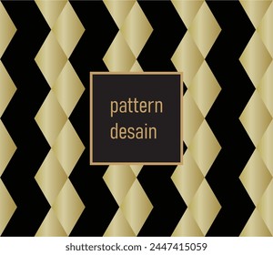 Seamless black and gold backgrounds. Art Deco Patterns