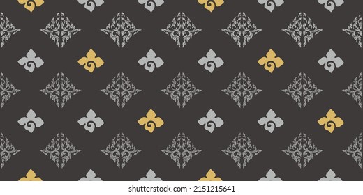 Vector de rayas de oro y negro sin soldadura para fondo, tela, ilustración