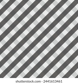 Seamless Black and Grey color cross Striped Background 45-degree