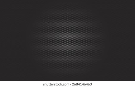 Patrón de panal negro sin costuras con diseño geométrico