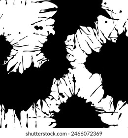seamless black ink splat background. seamless splash water background. seamless pattern with splashes ink. Ink splatter seamless pattern background