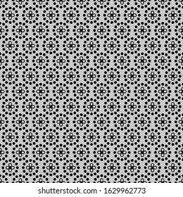 seamless black lace vector background pattern