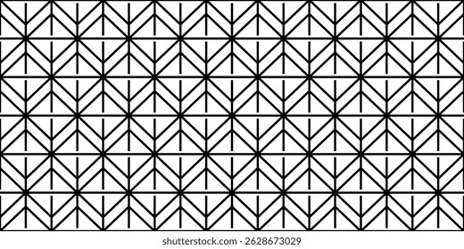 Fondo de línea negra sin fisuras. Abstractas patrón de línea geométrica sin fisuras. ILUSTRACIÓN VECTORIAL EPS