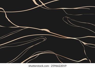 Seamless black marble pattern with elegant gold veins. This luxurious and high-end design is perfect for branding, packaging, wallpapers, and sophisticated backgrounds.