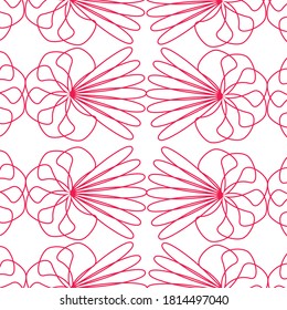 Seamless Black And red flower pattern textile design ,so go on infinitely to create unique backgrounds, text effects or brand elements.