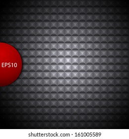 Seamless black square geometric texture