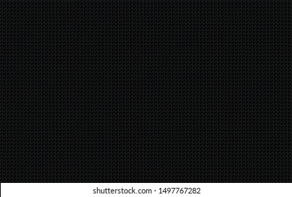 Seamless black textile texture background.EPS10 Illustration 