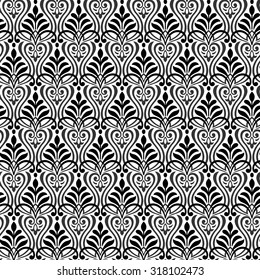 Seamless Black Wallpaper Pattern