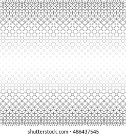 Seamless black and white abstract circle pattern design