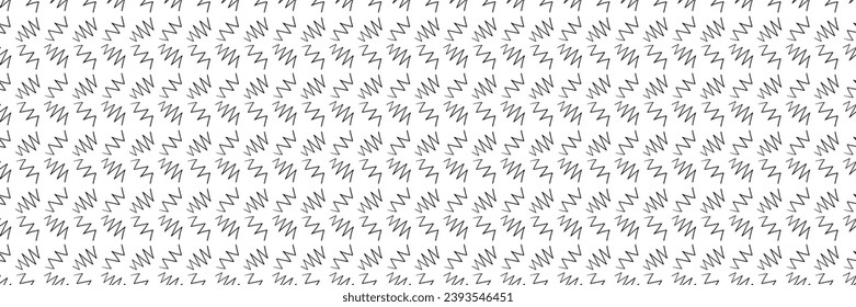 Seamless black and white abstract pattern