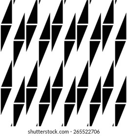 Seamless black and white abstract texture. Endless pattern.