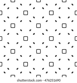 Seamless black and white abstract texture. Endless pattern with lines for prints, textiles, wrapping, wallpaper, website, blog etc. Vector illustration. 