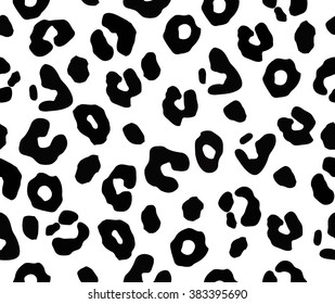 Seamless black and white animal skin texture
