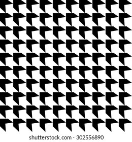 Seamless black and white background with geometric patterns