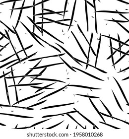 Seamless black and white background. Grunge texture monochrome