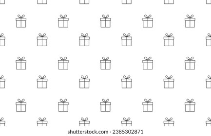 El blanco y el negro son perfectos para las vacaciones. Cajas de regalo para Año Nuevo, Navidad, Cumpleaños, Regalo. Bonos y celebración