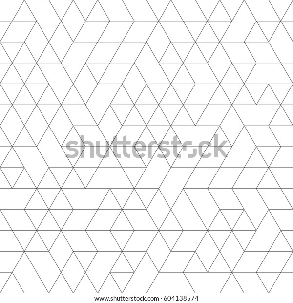 Seamless Black White Background Your Designs Stock Vector Royalty