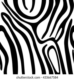 seamless black and white background. Zebra