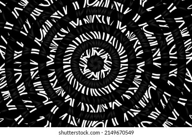 seamless Black and white caleidoscope gradient flower and leaf art pattern of indonesian culture traditional tenun batik ethnic dayak ornament for wallpaper ads background 

