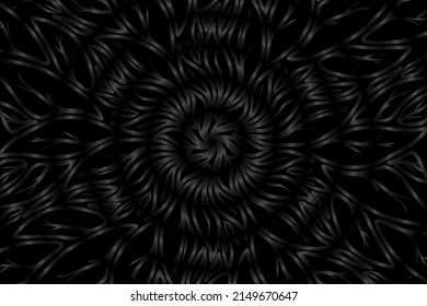 seamless Black and white caleidoscope gradient flower and leaf art pattern of indonesian culture traditional tenun batik ethnic dayak ornament for wallpaper ads background 
