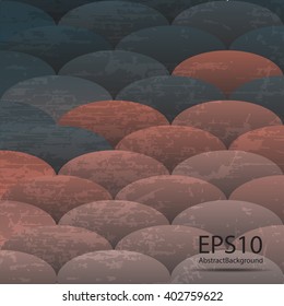 Seamless of black and white circles with drop shadows. Vector illustration