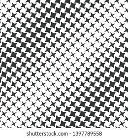 Seamless Black and White Classic Abstract Star vector pattern for girls, boys, clothes. Wallpaper for textile and fabric. Fashion style.