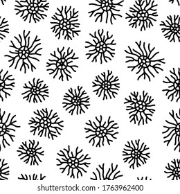 Nahtlose Muster aus Schwarz und Weiß. Abstraktes Hintergrunddesign. einfache Formen. minimalistische Kreise. für Textilien, Gewebe, Designs, Drucke