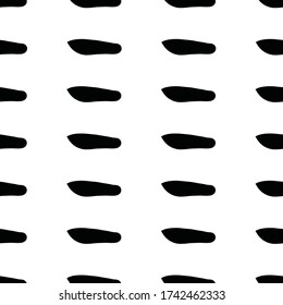 Seamless black and white dashed lines seamless repeat pattern.