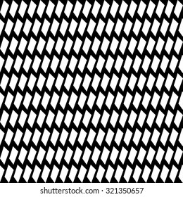Seamless black and white decorative background with geometric shapes