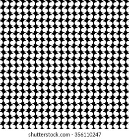 Seamless black and white decorative vector background with drops